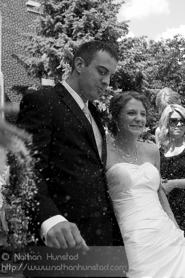 The bride and groom: Marissa McClure and Kurt Fisher.